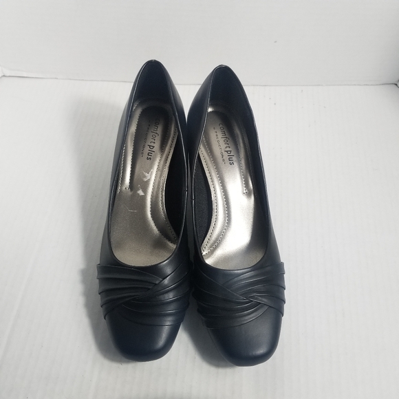COMFORT PLUS BLACK HEELS SIZE 7.5 - Picture 5 of 12